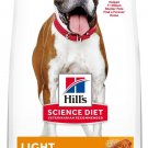 Dry Dog Food, Hill's Science Diet Adult Light With Chicken Meal Barley, 30 lb Bag