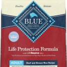Dry Dog Food, Blue Buffalo Life Protection Formula Adult Beef & Brown Rice Recipe, 30 lb Bag
