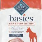 Dry Dog Food, Blue Buffalo Basics Skin Stomach Care Turkey Potato Large Breed Adult, 24 lb Bag