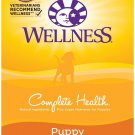 Dry Dog Food, Wellness Complete Health Puppy Deboned Chicken Oatmeal Salmon Meal Recipe, 30 lb Bag