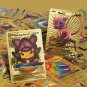 55 PCS English Black Pokemon Cards Vmax GX Vstar Collection No Repeat Toys Gift