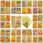 55 PCS English Diamond Pokemon Cards Vmax GX Vstar Collection No Repeat Toys Gift