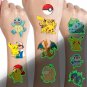 Pokemon Luminous Tattoos for Children, Glow Party Supplies Gifts, Style G
