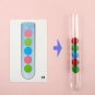 Set 62 PCS Rainbow Counting Pompoms Toy Children Sorting Cup Learning Activities Math Toys