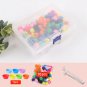 79 PCS Rainbow Counting Pompoms Toy Children Sorting Cup Learning Activities Math Toys