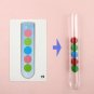 Set 78 PCS Rainbow Counting Pompoms Children Toy Sorting Cup Learning Activities Math Toys