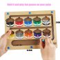 Children Toy Educational Magnetic Pen Moving Ball Game Color Sorting Gifts