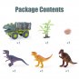 Car Toy Dinosaur Truck Transport Animal Model T-Rex Game Children Birthday Gift, Green