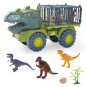 Car Toy Dinosaur Truck Transport Animal Model T-Rex Game Children Birthday Gift, Green