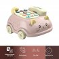 Baby Educational Learning Toys Lights Musical Piano Mobile Phone Girl Kids, Pink