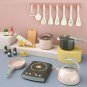 32PCS Kitchen Pretend Play Simulation Pretend Cooking Toy Children Gifts, Blue