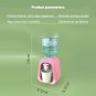 Mini Water Dispenser Rotatable and Detachable Beverage Machine Kids Toys, Green