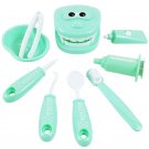 Educational Toys Children Early Learning Intelligence Brushing Tooth, Light green