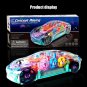 Racing Car Toys Kids Flashing Electric Light Colorful LED Music Luminous Gift