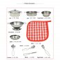 Set 10PCS Kitchen Pretend Cooking Toy Cookware for Kids Stainless Steel