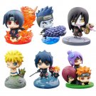 Hot Naruto Anime Figurine 6pcs Model Statue Collectible Toy Doll Children, LS45