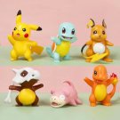 Hot Pokemon Anime 6PCS Figures Pikachu Toys Model Collect Doll Kid Gifts
