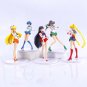 5 PCS Set Super Sailor Moon Anime Figure Action Figure Toys Gift