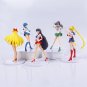5 PCS Set Super Sailor Moon Anime Figure Action Figure Toys Gift