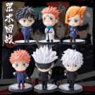6Pcs Set Jujutsu Kaisen Anime Figure Doll Toys Action Figure Yuji Itadori Fushiguro