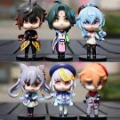 Hot Set 6pcs Genshin Impact Anime Figure Game Cartoon Toys Dolls Gift