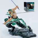One Piece 10cm GK Roronoa Zoro Three-blade Sa-maximum Manga Statue Action Figure Toy
