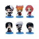 Hot Set 6pcs Naruto Shippuden Anime Figure Hinata Sasuke Itachi Toys Kid Gift
