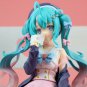 Hatsune Miku Anime Figure Pink Sakura Sitting Position Toy Decoration Gifts