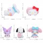 Set 5Pcs Sanrio Anime Figure Pochacco Kuromi Hello Kitty Action Figure Toys Gifts