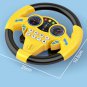 Infant Toys Children's Kid Early Education Stroller Steering Wheel Vocal, Blue