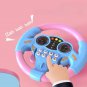 Infant Toys Children's Kid Early Education Stroller Steering Wheel Vocal, Blue