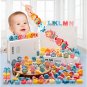 Transportation Set Kids Wooden Lacing Toys Beads For Children Gifts