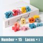 Number Set Kids Wooden Lacing Toys Beads For Children Gifts