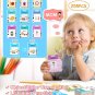 Learn English Machine Kid Talking Flash Cards Kindergarten Audio Book, 510Words French Blue
