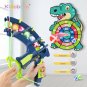 Dinosaur Sticky Ball Bow Target Educational Slingshot Play Arrow Outdoor Game Toy Kids