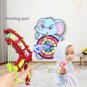 Elephant Sticky Ball Bow Target Educational Slingshot Play Arrow Outdoor Game Toy Kids