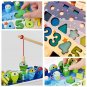 Kids Math Toys For Toddlers Educational Wooden Puzzle Fishing Shape Matching Letter