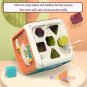 Baby Activity Cube Toddler Toys 7 in 1 Educational Shape Sorter Musical Kids Learning, Blue