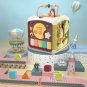 Baby Activity Cube Toddler Toys 7 in 1 Educational Shape Sorter Musical Kids Learning, Blue