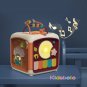Baby Activity Cube Toddler Toys 7 in 1 Educational Shape Sorter Musical Kids Learning, Blue