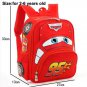 New 2024 Kindergarten School Bag Cute Children's Backpack Cartoon Car Preschool, Deep Blue