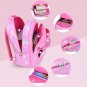 Children Girl Backpack School Bag Primary Pink Cute Waterproof, Size M Blue