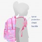 Children Girl Backpack School Bag Primary Pink Cute Waterproof, Size L Pink