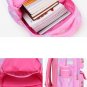 Children Girl Backpack School Bag Primary Pink Cute Waterproof, Size L Pink
