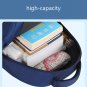 Kids Backpack Children School Bags for Boys Astronaut Waterproof Primary, Size L Black