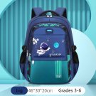 Kids Backpack Children School Bags for Boys Astronaut Waterproof Primary, Size L Green