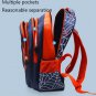 Spider Backpack + Pencil Case Boys School Bag Elementary School Waterproof Primary, Size L Black
