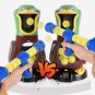 Hungry Shooting Duck Toys Air-powered Gun Soft Bullet Ball Battle Games Funny Kids, 2 Gun