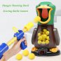 Hungry Shooting Duck Toys Air-powered Gun Soft Bullet Ball Battle Games Funny Kids, 2 Gun