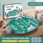 Soccer Table Football Board Game For Family Party Toys Portable Sport Outdoor, 6 Balls